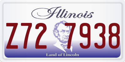 IL license plate Z727938