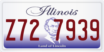 IL license plate Z727939