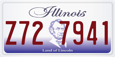 IL license plate Z727941