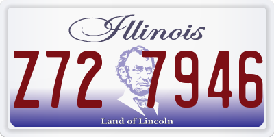 IL license plate Z727946