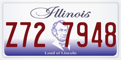 IL license plate Z727948