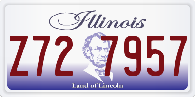 IL license plate Z727957