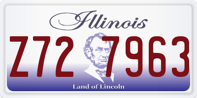 IL license plate Z727963