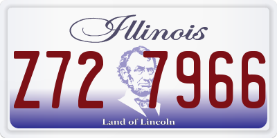 IL license plate Z727966