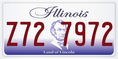 IL license plate Z727972