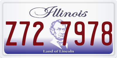 IL license plate Z727978