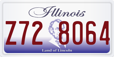 IL license plate Z728064