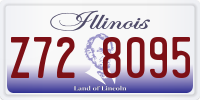IL license plate Z728095
