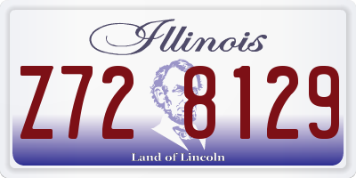 IL license plate Z728129