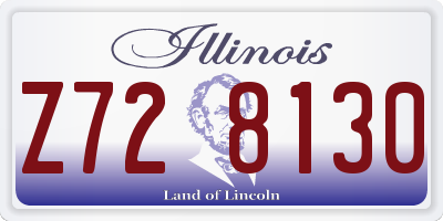 IL license plate Z728130