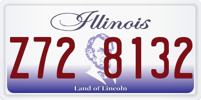 IL license plate Z728132