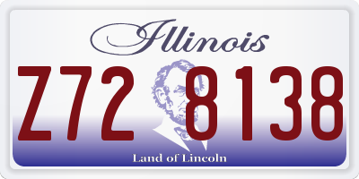 IL license plate Z728138