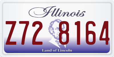 IL license plate Z728164