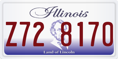 IL license plate Z728170