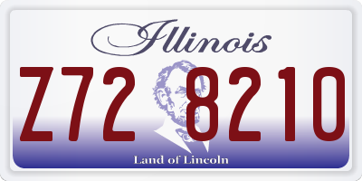 IL license plate Z728210