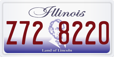 IL license plate Z728220