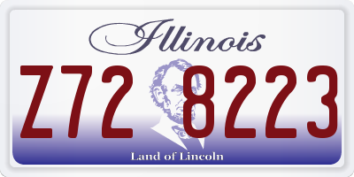 IL license plate Z728223
