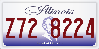 IL license plate Z728224
