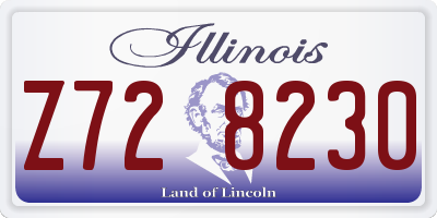 IL license plate Z728230