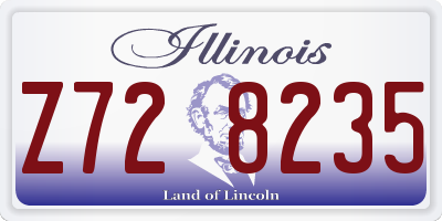 IL license plate Z728235