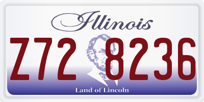 IL license plate Z728236
