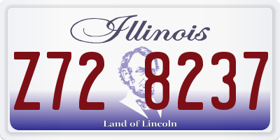 IL license plate Z728237