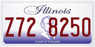 IL license plate Z728250