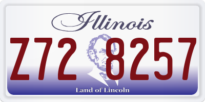IL license plate Z728257