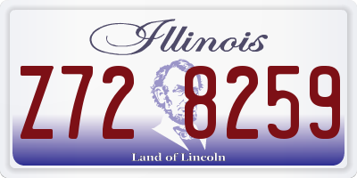 IL license plate Z728259