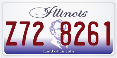 IL license plate Z728261