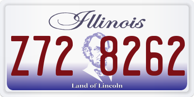 IL license plate Z728262