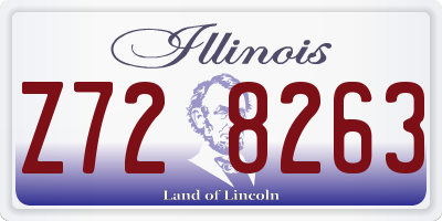 IL license plate Z728263