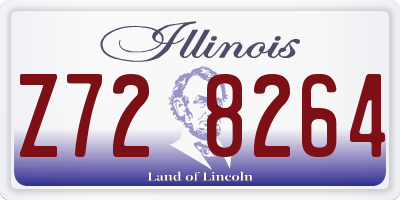 IL license plate Z728264