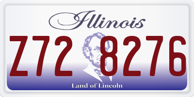 IL license plate Z728276