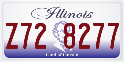 IL license plate Z728277