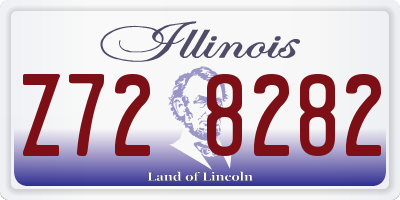 IL license plate Z728282