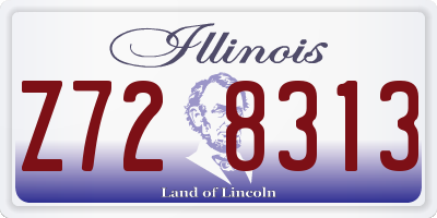 IL license plate Z728313
