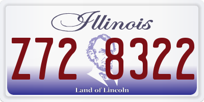 IL license plate Z728322