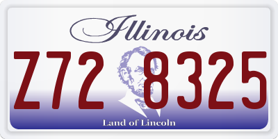 IL license plate Z728325