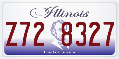 IL license plate Z728327