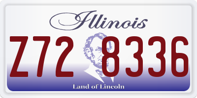 IL license plate Z728336