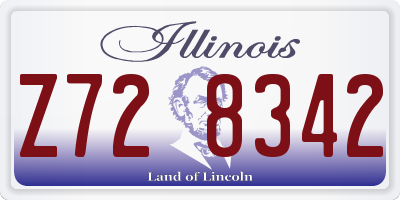 IL license plate Z728342