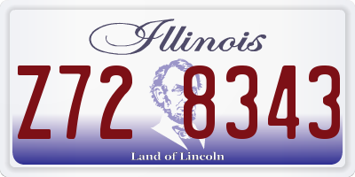 IL license plate Z728343