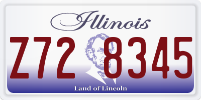 IL license plate Z728345