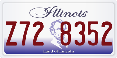IL license plate Z728352