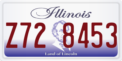 IL license plate Z728453