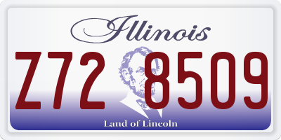 IL license plate Z728509