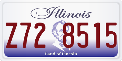 IL license plate Z728515