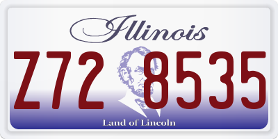 IL license plate Z728535