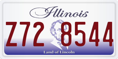 IL license plate Z728544